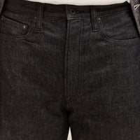 Kapital 14Oz Black Denim 5P Monkey (Zip Version), Black