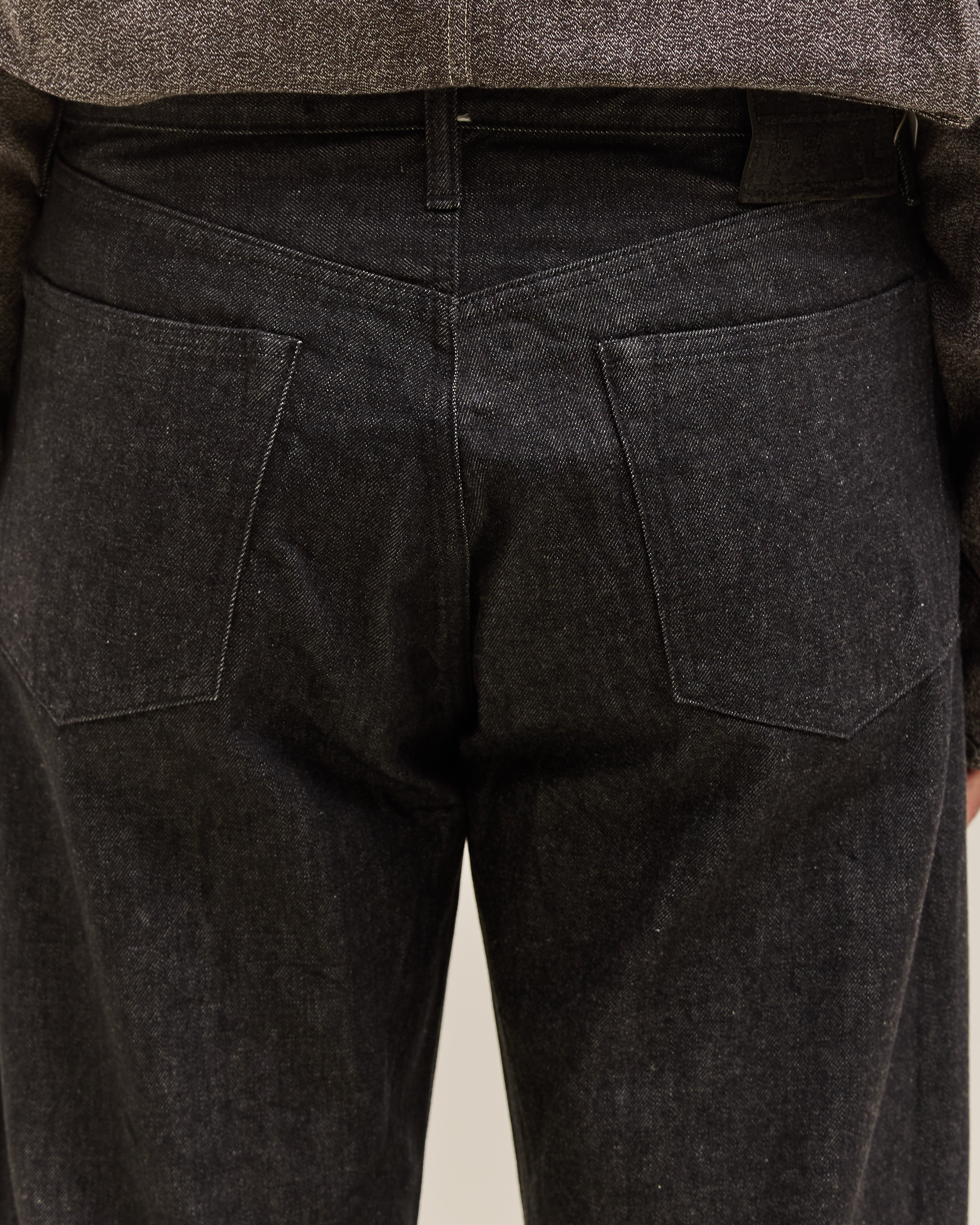 Kapital 14Oz Black Denim 5P Monkey (Zip Version), Black – Glasswing