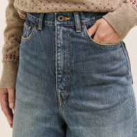 Kapital 14Oz Denim 5P Skittle Baggy Pants, Pro