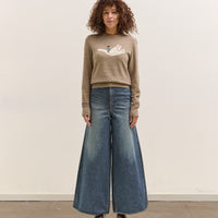 Kapital 14Oz Denim 5P Skittle Baggy Pants, Pro