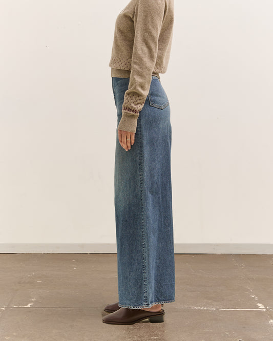 Kapital 14Oz Denim 5P Skittle Baggy Pants, Pro