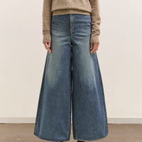 Kapital 14Oz Denim 5P Skittle Baggy Pants, Pro