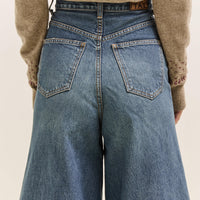 Kapital 14Oz Denim 5P Skittle Baggy Pants, Pro