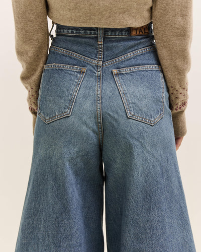 Kapital 14Oz Denim 5P Skittle Baggy Pants, Pro