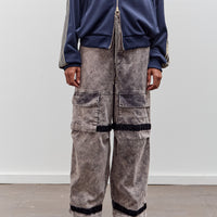 Kapital 14W Corduroy Nouvelle Shuttle Pants, Gray
