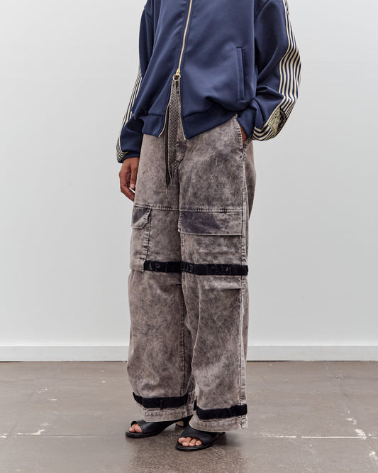 Kapital 14W Corduroy Nouvelle Shuttle Pants, Gray