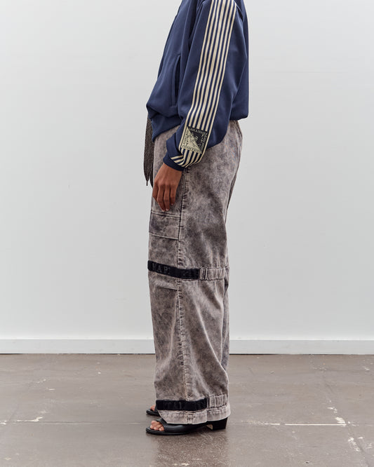 Kapital 14W Corduroy Nouvelle Shuttle Pants, Gray