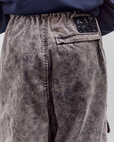Kapital 14W Corduroy Nouvelle Shuttle Pants, Gray