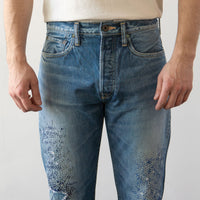 Kapital 14oz 5P Monkey Cisco Denim, 3 Year Fade