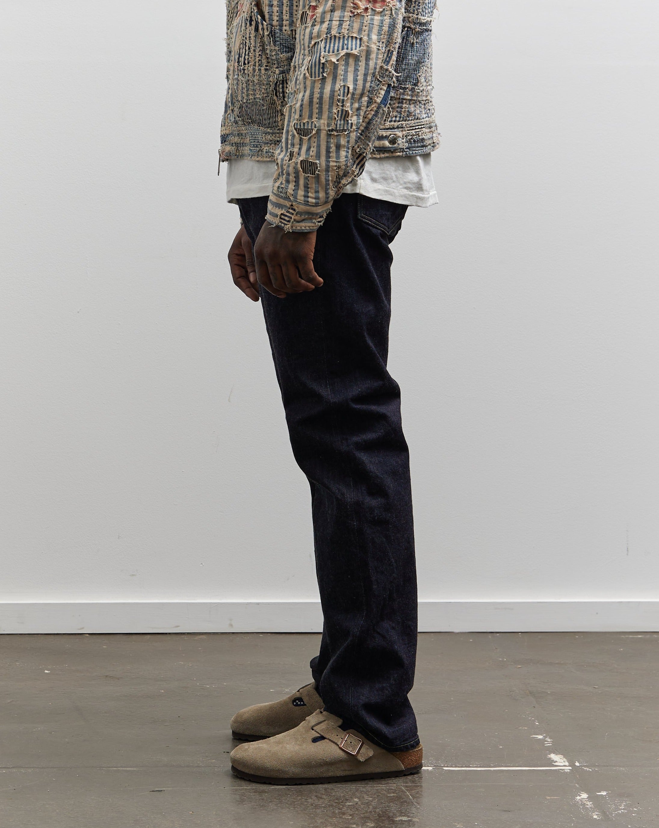 Kapital 14oz Denim 5P Monkey Cisco, One Wash – Glasswing