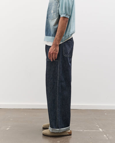 Kapital 14oz Denim FATIGUE Baggy Pants, IDG