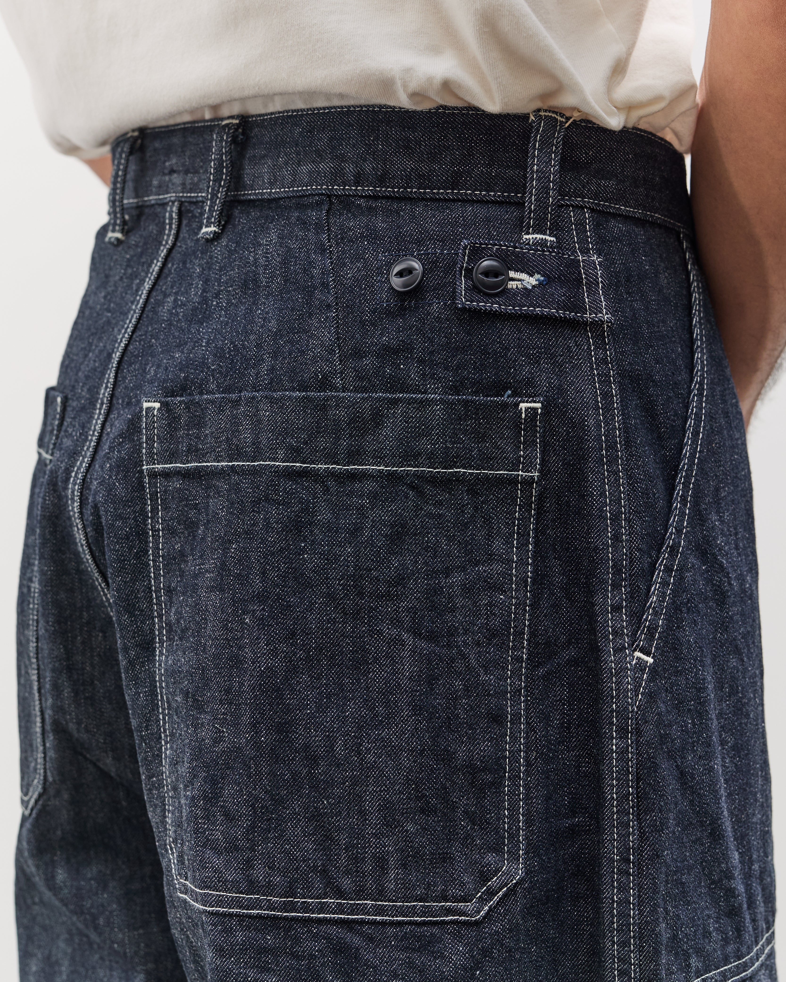 Kapital 14oz Denim FATIGUE Baggy Pants, IDG – Glasswing