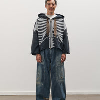 Kapital 14oz Denim FATIGUE Baggy Pants (RUSHFIELD Remake), PRO