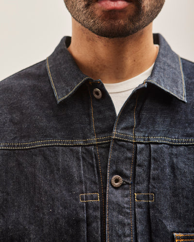 Kapital 14oz Denim First Jacket, One Wash