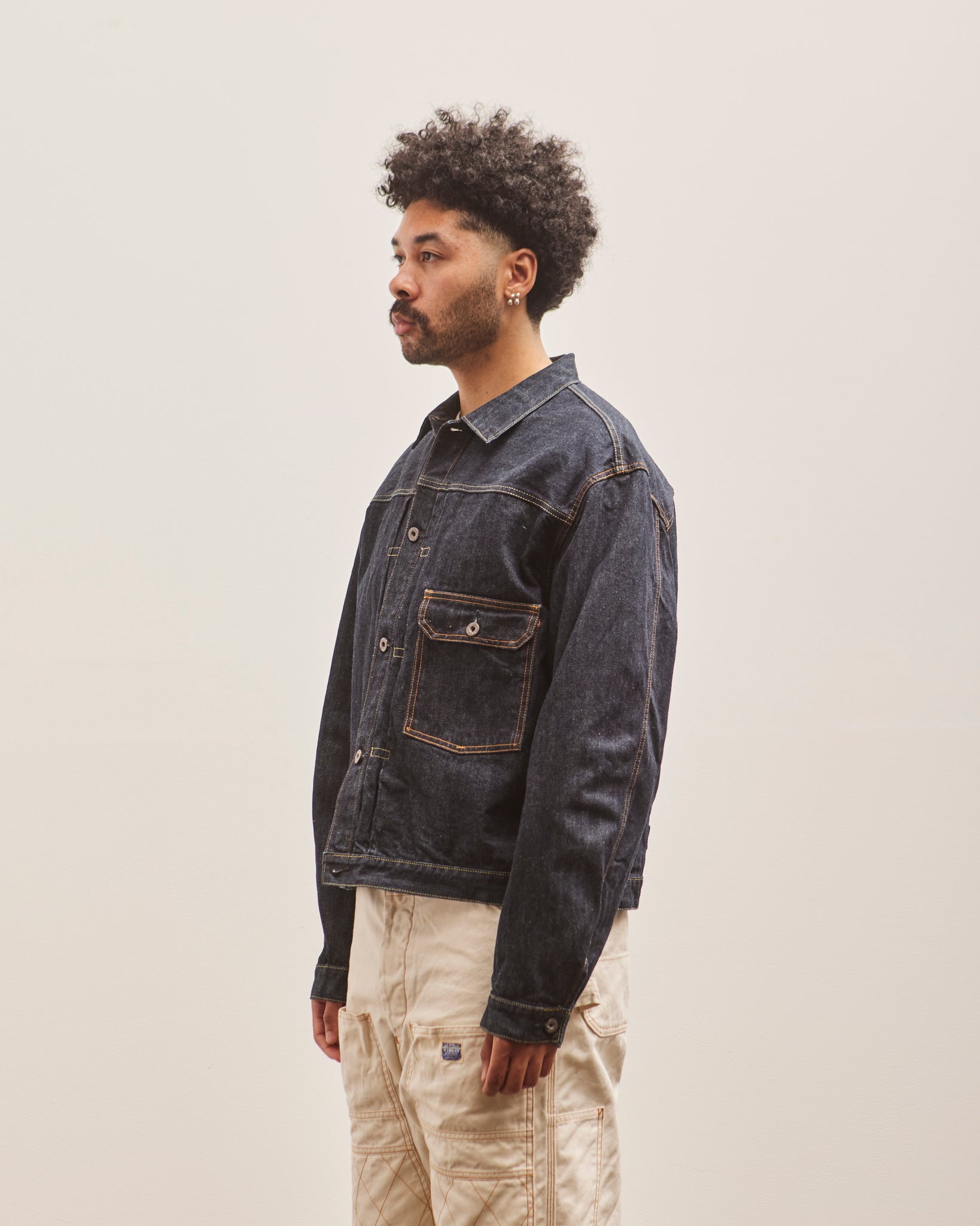 Kapital 14oz Denim First Jacket, One Wash