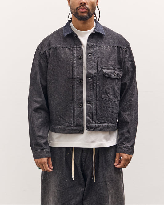 Kapital 14Oz Black Denim 1St Jacket, Black