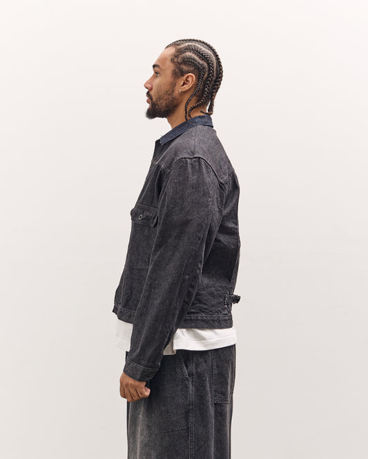Kapital 14Oz Black Denim 1St Jacket, Black