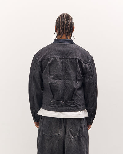Kapital 14Oz Black Denim 1St Jacket, Black