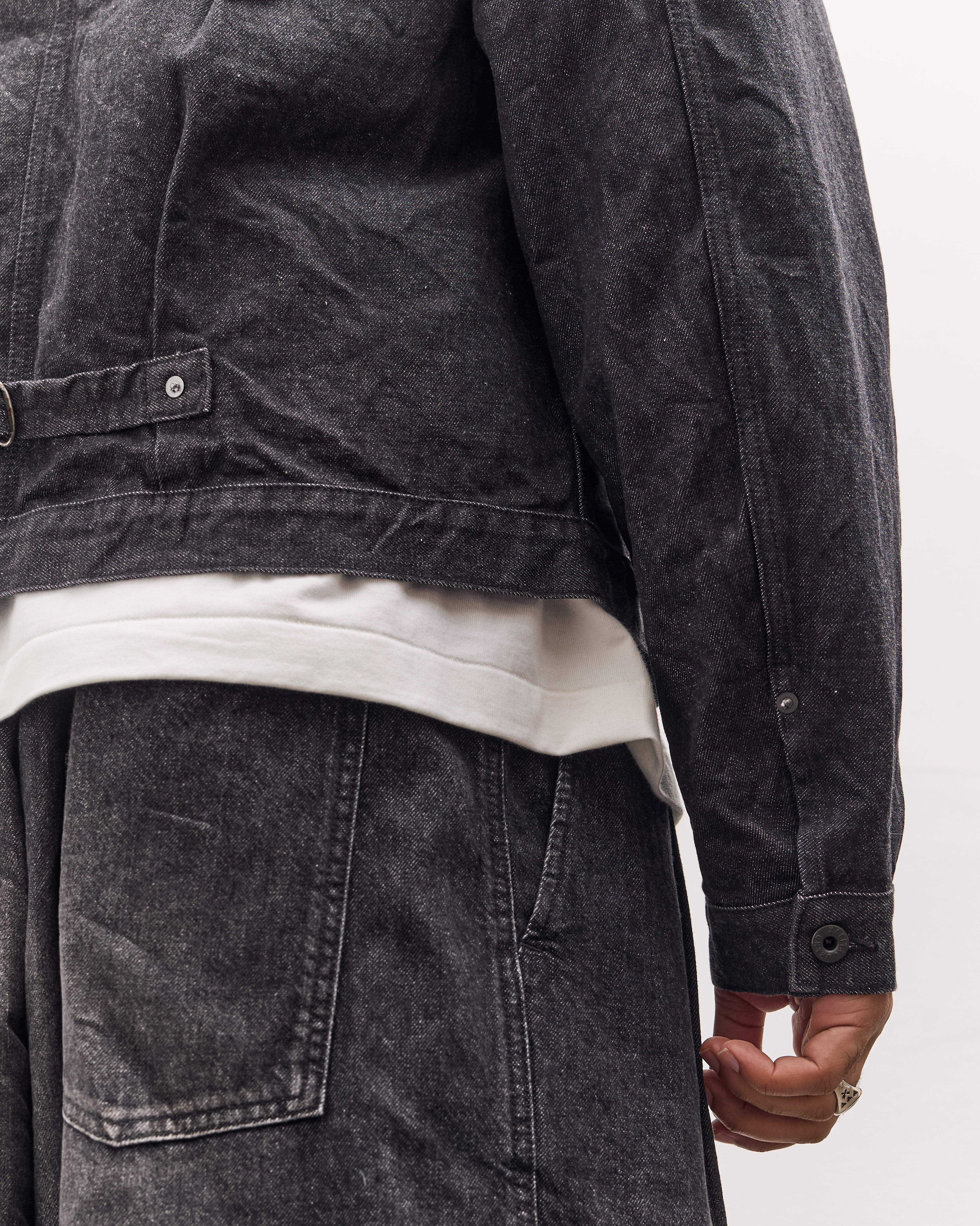 Kapital 14Oz Black Denim 1St Jacket, Black – Glasswing