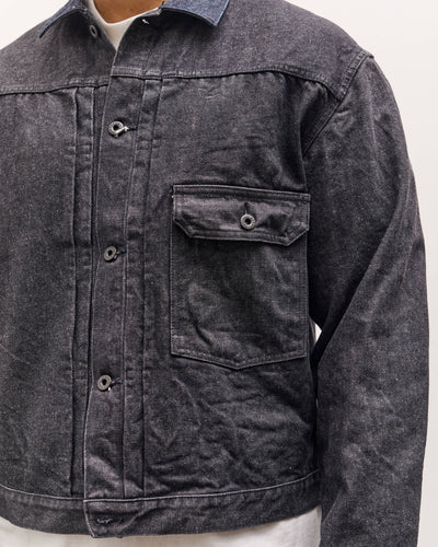 Kapital 14Oz Black Denim 1St Jacket, Black