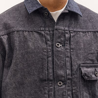 Kapital 14Oz Black Denim 1St Jacket, Black
