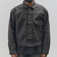 Kapital Century Denim No 9 1St Jkt, Black Century Denim