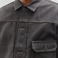 Kapital Century Denim No 9 1St Jkt, Black Century Denim