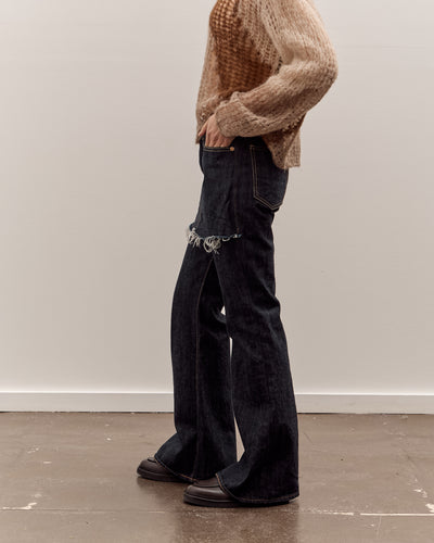 Kapital 14oz Denim 5P Apron-Skouser, One Wash