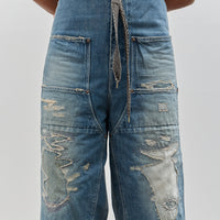 Kapital Denim Easy Baggy Pants, Dixie Lumber Remake Pro