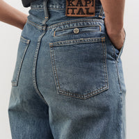 Kapital 14oz Denim PORT Baggy Pants, PRO