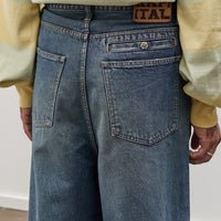 Kapital Unisex 14oz Denim PORT Baggy Pants, PRO