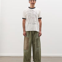 Kapital 20/-Jersey RINGER T (BORO ELEGY), Ecru