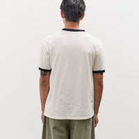 Kapital 20/-Jersey RINGER T (BORO ELEGY), Ecru