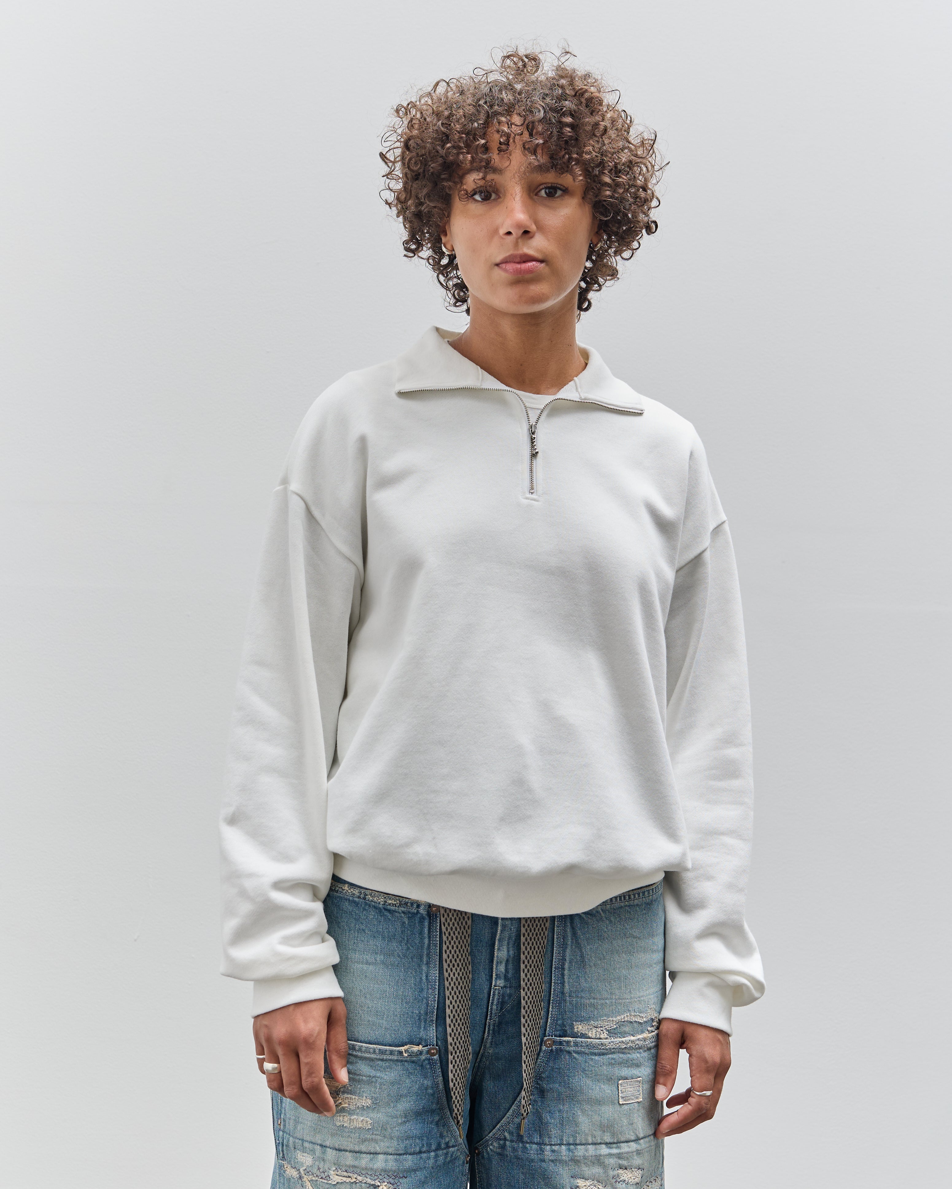 Kapital Half Zip Sweatshirt, Profile Rainbowy – Glasswing