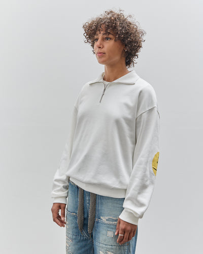 Kapital Half Zip Sweatshirt, Profile Rainbowy