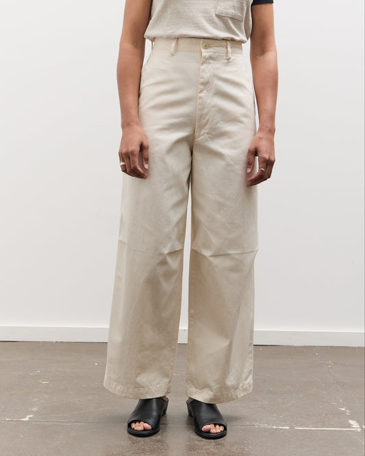 Kapital 36/2 Westpoint Chino ZOOT Trouser (Ladies), Ecru