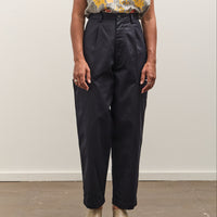 Kapital 36/2 Westpoint Chino CUT-OUT Baggy Pants, Navy