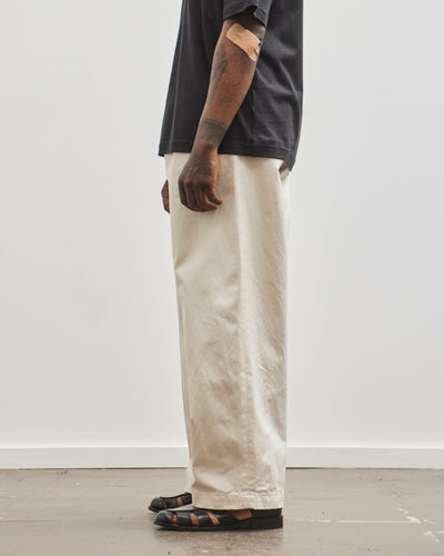 Kapital 36/2 Westpoint Chino ZOOT Trouser (Mens), Ecru