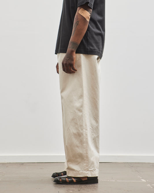 Kapital 36/2 Westpoint Chino ZOOT Trouser (Mens), Ecru