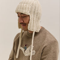 Kapital 3G Wool Gale Cap, White