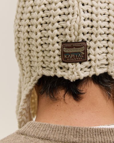 Kapital 3G Wool Gale Cap, White