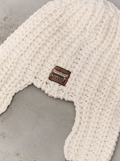 Kapital 3G Wool Gale Cap, White