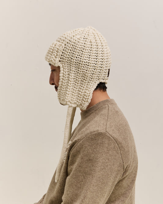 Kapital 3G Wool Gale Cap, White