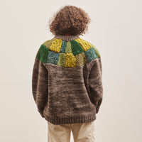 Kapital 3G Wool TUGIHAGI Crew Sweater, Green