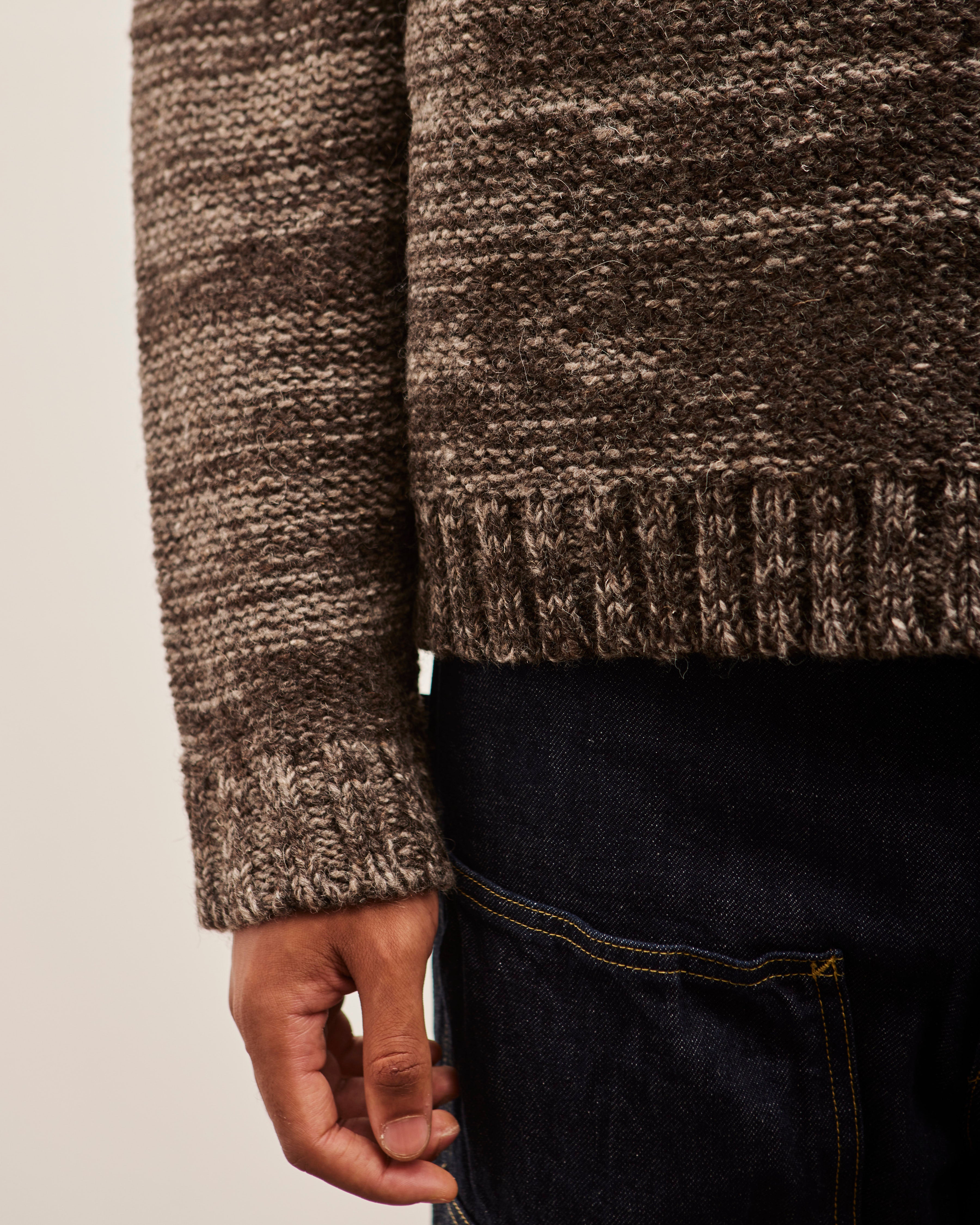 Kapital Unisex 3G Wool TUGIHAGI Crew Sweater, Green – Glasswing