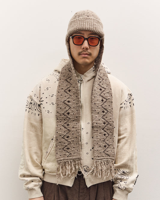 Kapital 3G Fringe Kesa Gayle Cap, Beige