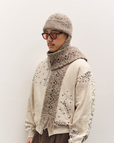 Kapital 3G Fringe Kesa Gayle Cap, Beige