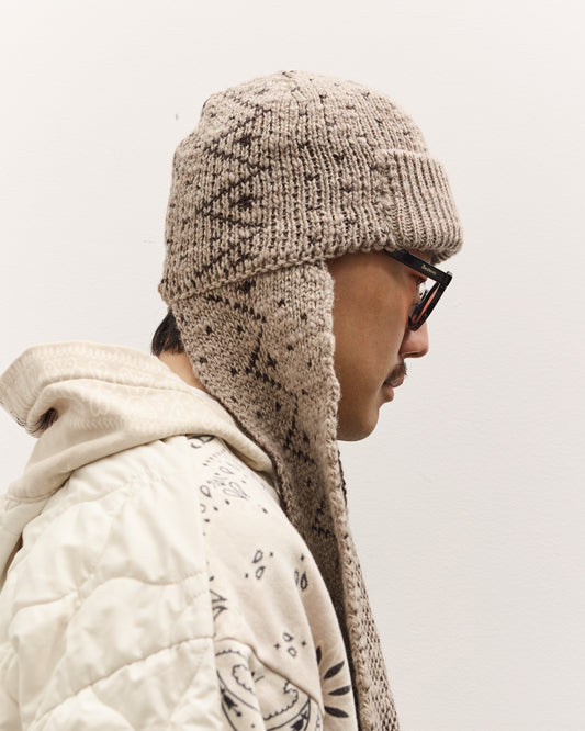 Kapital 3G Fringe Kesa Gayle Cap, Beige