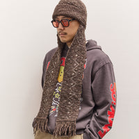 Kapital 3G Fringe Kesa Gayle Cap, Dark Brown