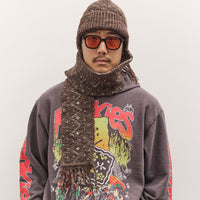 Kapital 3G Fringe Kesa Gayle Cap, Dark Brown